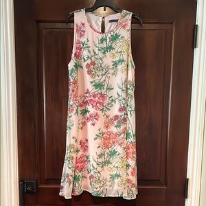 Tommy Hilfiger Light Pink Floral Sleeveless Sundress Size 10